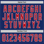Customizable Red and White Hockey Jersey - Personalized Team Apparel Personalized Royal Red-White Hockey Jersey