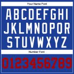Custom Name and Number Personalized Royal Red-White Mesh Throwback Football Jersey - Authentic Team Apparel Personalized