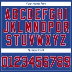 Custom Name Number Performance T-Shirt for Teams - Personalized Red and White Apparel Personalized Royal Red-White Performance