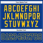 Custom Personalized Royal Gold Baseball Jersey with Name & Number - Authentic Team Apparel Personalized Royal Royal-Gold