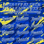 Custom Personalized Gold-Black 3D Pattern Varsity Letterman Jacket with Name & Number - Bomber Full-Snap Design Personalized