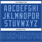 Custom Name and Number Authentic Royal-Light Blue Baseball Jersey - Personalized Team Apparel Personalized Royal Royal-Light