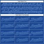 Custom Name and Number Authentic Royal-Light Blue Baseball Jersey - Personalized Team Apparel Personalized Royal Royal-Light