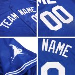 Custom Name and Number Authentic Royal-Light Blue Baseball Jersey - Personalized Team Apparel Personalized Royal Royal-Light