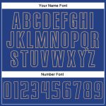 Custom Name and Number Throwback Basketball Jersey - Personalized Royal Old Gold Authentic Team Jersey Personalized Royal