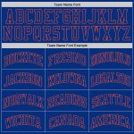 Personalized Custom Name and Number Authentic Orange Throwback Basketball Jersey - Team Apparel Personalized Royal Royal-Orange