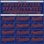 Custom Name Number Varsity Letterman Jacket - Personalized Royal Orange Bomber Jacket for Team sicheren Personalized Royal