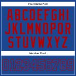 Custom Name and Number Personalized Red Authentic Baseball Jersey - Team Jersey Personalized Royal Royal-Red Authentic Baseball