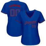 Custom Name and Number Personalized Red Authentic Baseball Jersey - Team Jersey Personalized Royal Royal-Red Authentic Baseball