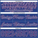 Custom Name and Number Authentic Royal Red Throwback Basketball Shorts - Personalized Team Apparel Personalized Royal Royal-Red