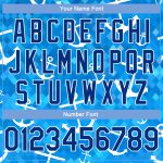Personalized Authentic Basketball Jersey with 3D Pattern Design, Custom Name & Number - Royal Royal-White Anchors Team Personalized