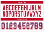 Custom Name and Number Football Jersey - Personalized Royal Scarlet-White Mesh Drift Fashion Team Jersey Personalized Royal