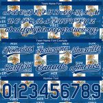 Personalized Royal US Navy Basketball Shorts with Custom Name & Number, 3D Hawaii Palm Trees Pattern - Team Apparel Personalized