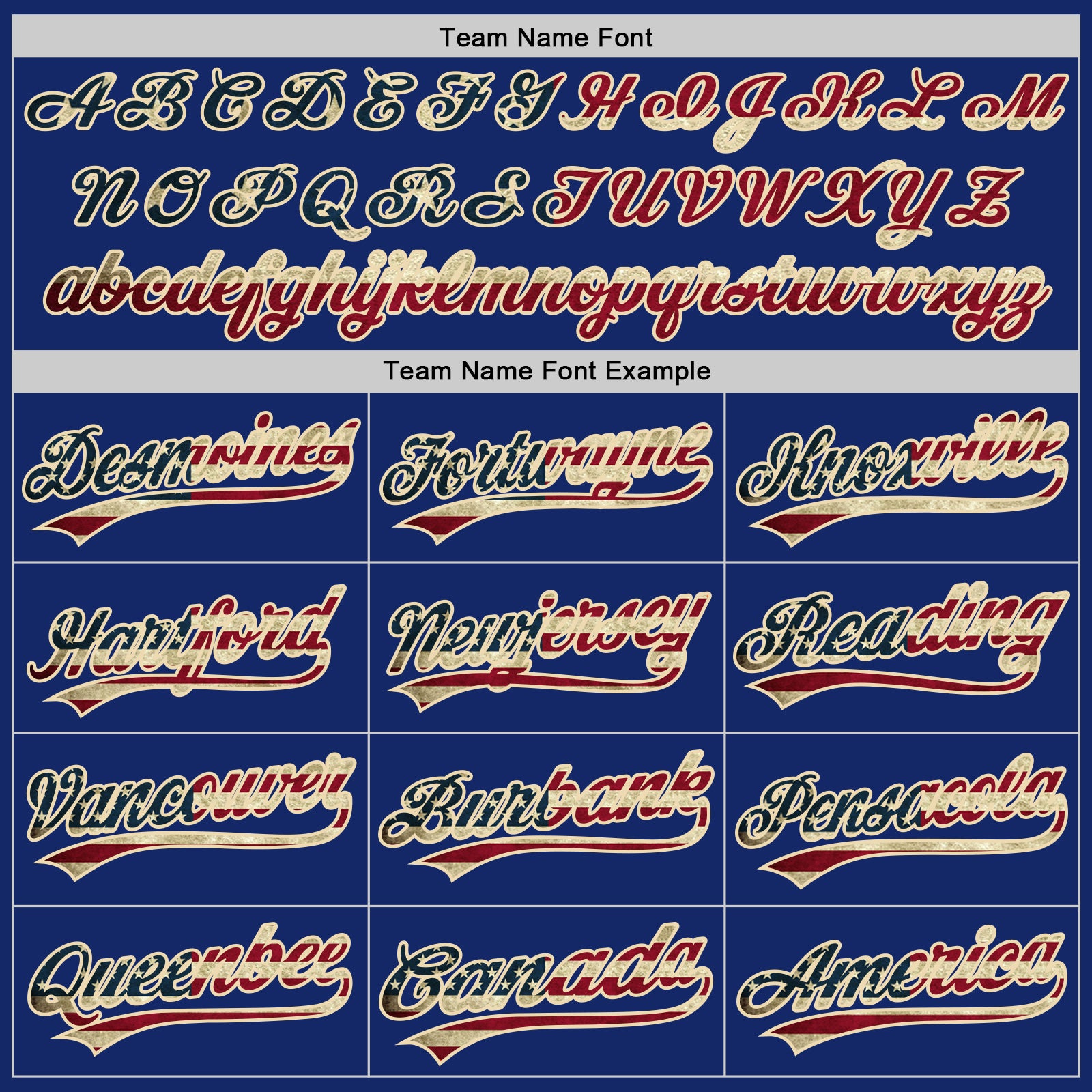 Personalized Royal Vintage USA Flag-City Cream Two-Button Unisex Softball Jersey Team Custom Name and Number Personalized Vintage USA Flag Softball Jersey Unisex Two-Button Team Custom Name & Number - City Cream Personalized Royal - Image 4