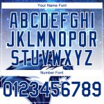 Custom Name and Number 3D Pattern Animal Wolf Baseball Jersey - Personalized Royal White Team Apparel Personalized Royal