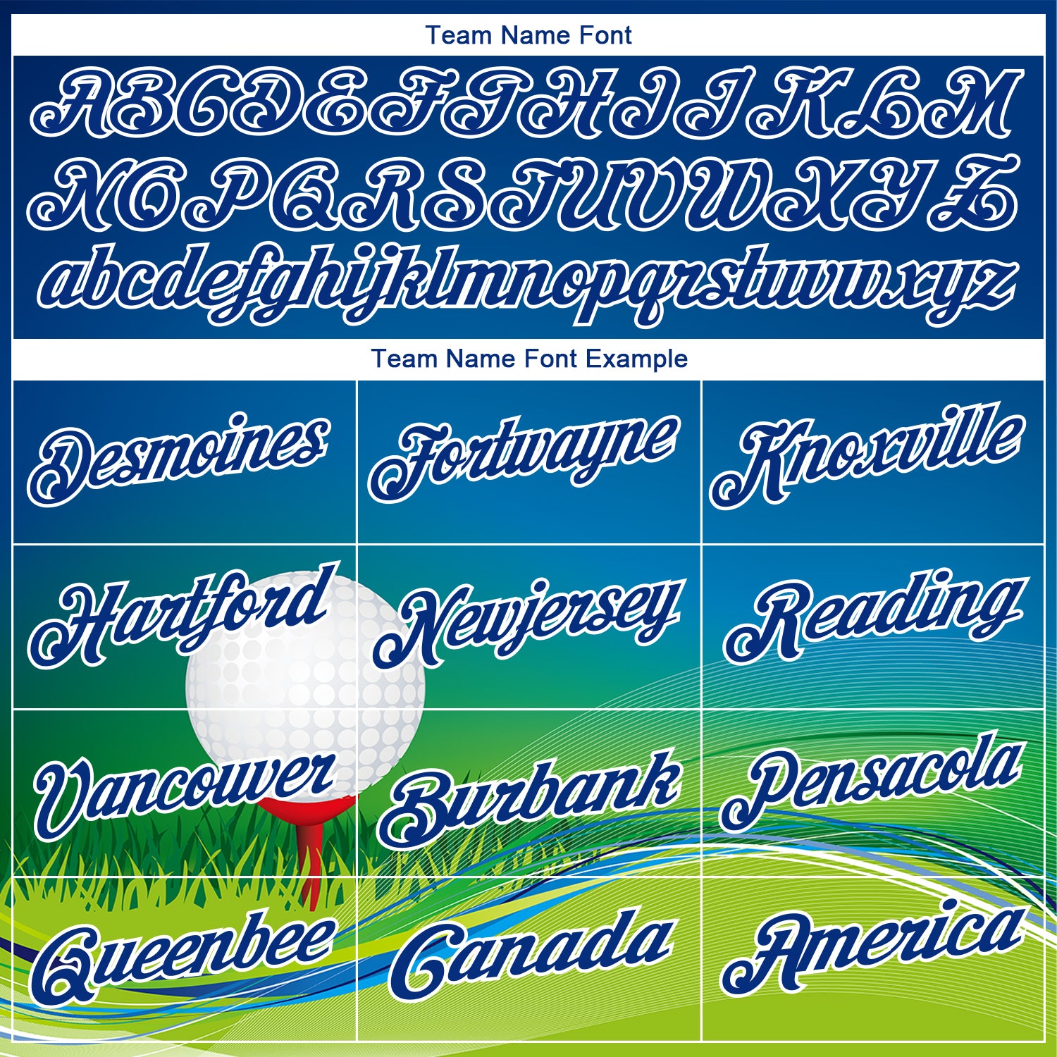 Personalized Royal White 3D Pattern Design Golf Ball Performance Golf Polo Shirt Team Custom Name and Number Custom Name Number Golf Polo Shirt with 3D Pattern Design - Personalized Royal White Performance Shirt Personalized Royal - Image 4