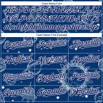 Custom Name and Number Personalized Royal White 3D Planets Baseball Jersey - Authentic Team Apparel Personalized Royal White