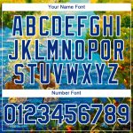 Personalized Jesus Christ 3D Pattern Baseball Jersey with Custom Name and Number - Royal White Team Apparel Personalized