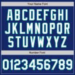 Custom Name Number Varsity Letterman Jacket - Personalized Royal White Aqua Bomber Full-Snap Жacket Personalized Royal White-Aqua