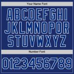 Personalized Authentic Sleeveless Baseball Jersey - Royal White Color Personalized Royal White Authentic Sleeveless Baseball