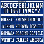 Custom Authentic Football Jersey - Personalized Royal White-Black Mesh Team Name & Number Personalized Royal White-Balck