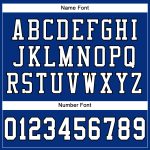 Custom Authentic Football Jersey - Personalized Royal White-Black Mesh Team Name & Number Personalized Royal White-Balck