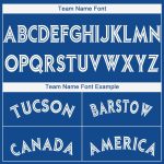 Custom Name and Number Personalized Baseball Jersey - Royal White Team Jersey Personalized Royal White Baseball Jersey Team