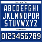 Custom Name and Number Authentic Baseball Jersey - Personalized Royal White-Black Team Jersey Personalized Royal White-Black