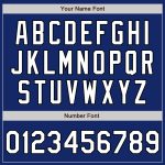Custom Name and Number Baseball Jersey - Personalized Authentic Fade Royal White-Black Fashion Team Gear Personalized Royal