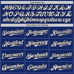 Custom Name and Number Baseball Jersey - Personalized Authentic Fade Royal White-Black Fashion Team Gear Personalized Royal