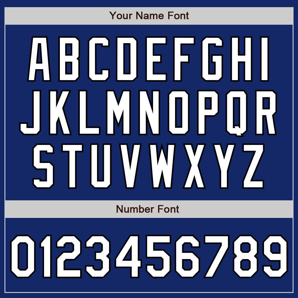 Personalized Royal White-Black Authentic Raglan Sleeves Baseball Jersey Team Custom Name and Number Custom Name and Number Baseball Jersey - Personalized Authentic White-Black Raglan Sleeves Personalized Royal White-Black - Image 5