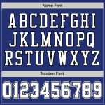 Custom Name and Number Personalized Authentic Football Jersey - Royal White-Black Mesh Throwback Design Personalized Royal
