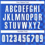 Custom Name Number Sublimation Soccer Jersey - Personalized Royal White-Black Team Uniform Personalized Royal White-Black