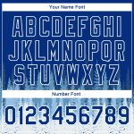 Custom Name and Number Personalized Royal White Christmas Tree 3D Bomber Varsity Letterman Jacket Personalized Royal White