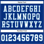 Custom Personalized Royal White Electric Blue Football Jersey with Name & Number - Authentic Team Gear Personalized Royal