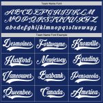 Custom Name and Number Personalized Royal White Hockey Jersey for Team Personalized Royal White Hockey Jersey Team Custom