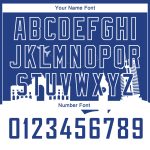 Personalized Holiday Basketball Jersey - Authentic City Edition Silhouette with Custom Name and Number - Royal White Team Apparel