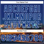 Personalized Kansas City Missouri 3D Varsity Letterman Jacket Custom Name and Number Royal White Bomber Full-Snap Personalized