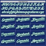 Custom Name and Number Authentic Baseball Jersey in Royal White and Kelly Green - 3 Colors Available, Team Spirit Apparel