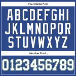 Custom Name & Number Authentic Throwback Basketball Jersey - Personalized Royal White-Kelly Green Design Personalized Royal