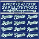 Custom Team Name Number Two Tone Bomber Varsity Jacket Royal White Kelly Green Full-Snap Personalized Royal White-Kelly Green