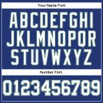 Custom Team Performance T-Shirt with Name and Number - Personalized Long Sleeve in Royal White Kelly Green-Gray Personalized