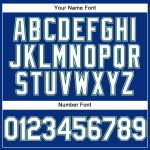 Custom Team Name Number Royal White Kelly Green-Gray Performance Golf Polo Shirt Personalized Royal White Kelly Green-Gray