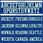 Custom Authentic Football Jersey with Personalized Name & Number - Royal White & Kelly Green Mesh Design Personalized Royal