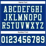 Custom Authentic Football Jersey with Personalized Name & Number - Royal White & Kelly Green Mesh Design Personalized Royal