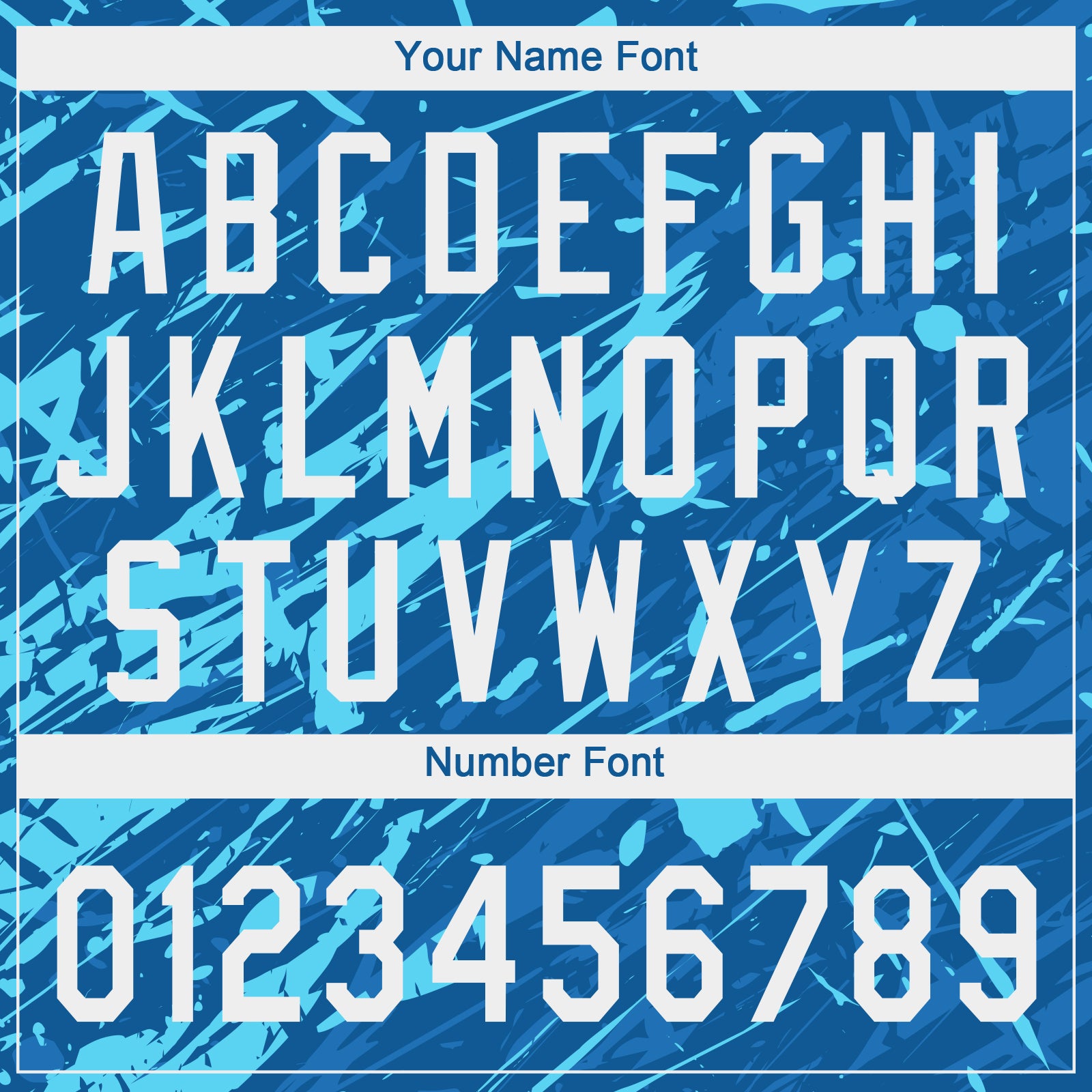 Personalized Royal White-Light Blue 3D Pattern Design Authentic Baseball Jersey Team Custom Name and Number Custom 3D Pattern Baseball Jersey - Personalized Royal White & Light Blue with Team Name and Number Personalized Royal White-Light - Image 5