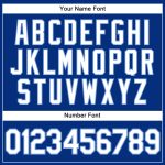 Custom Name Number Sleeveless Baseball Jersey - Personalized Authentic Royal White Light Blue Team Apparel Personalized Royal