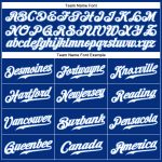 Custom Name Number Sleeveless Baseball Jersey - Personalized Authentic Royal White Light Blue Team Apparel Personalized Royal