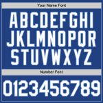 Custom Name Number Authentic Throwback Baseball Jersey - Personalized Royal White Light Blue Team Jersey Personalized Royal