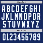 Custom Name and Number Hockey Jersey in Royal White and Light Blue - Personalized Team Apparel Personalized Royal White-Light